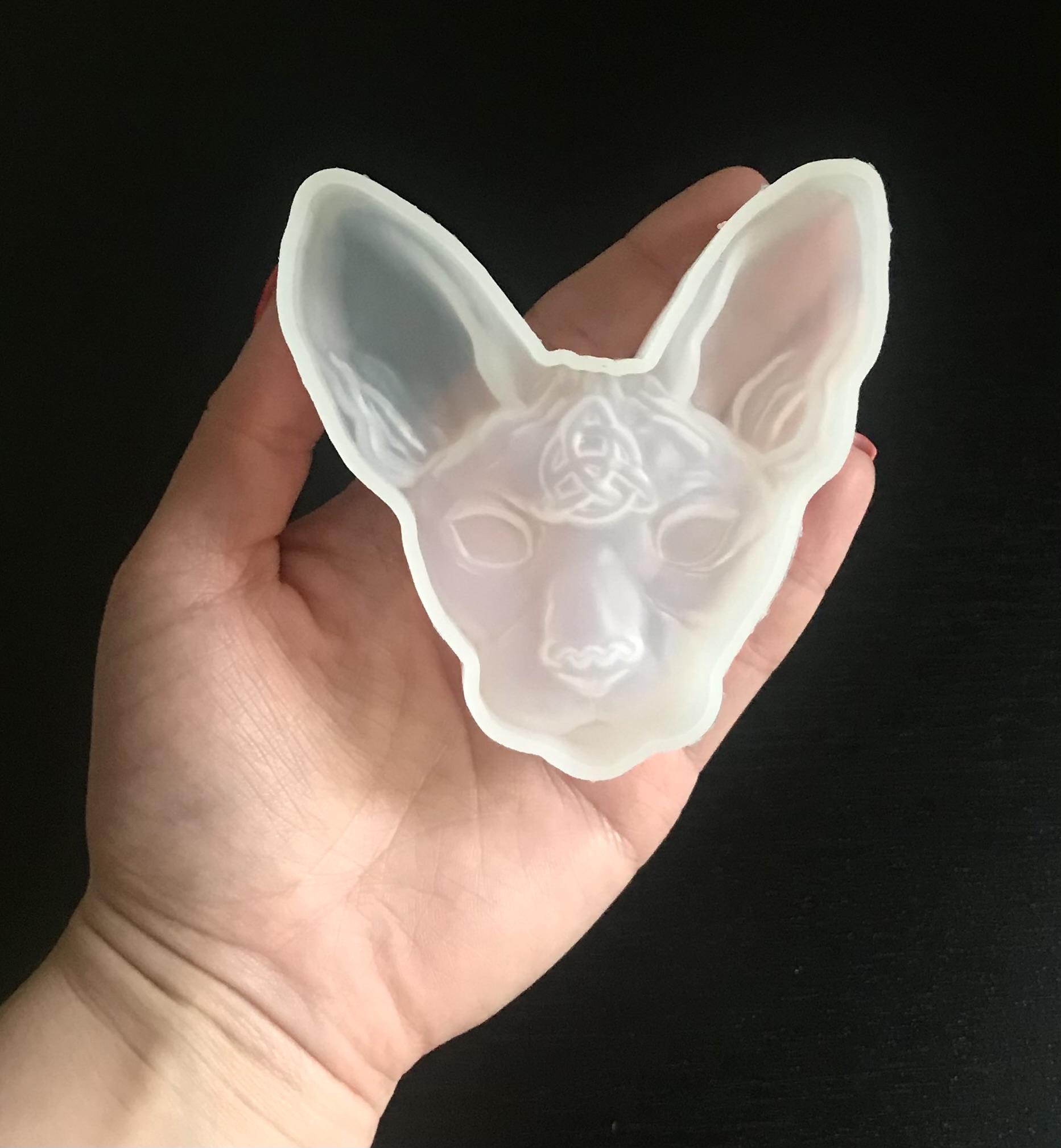 Molde de silicona cabeza TRIQUEL CAT 3D