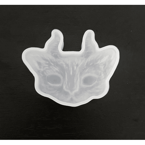 Molde de silicona cabeza gato FAUNO 3D