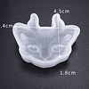 Molde de silicona cabeza gato FAUNO 3D