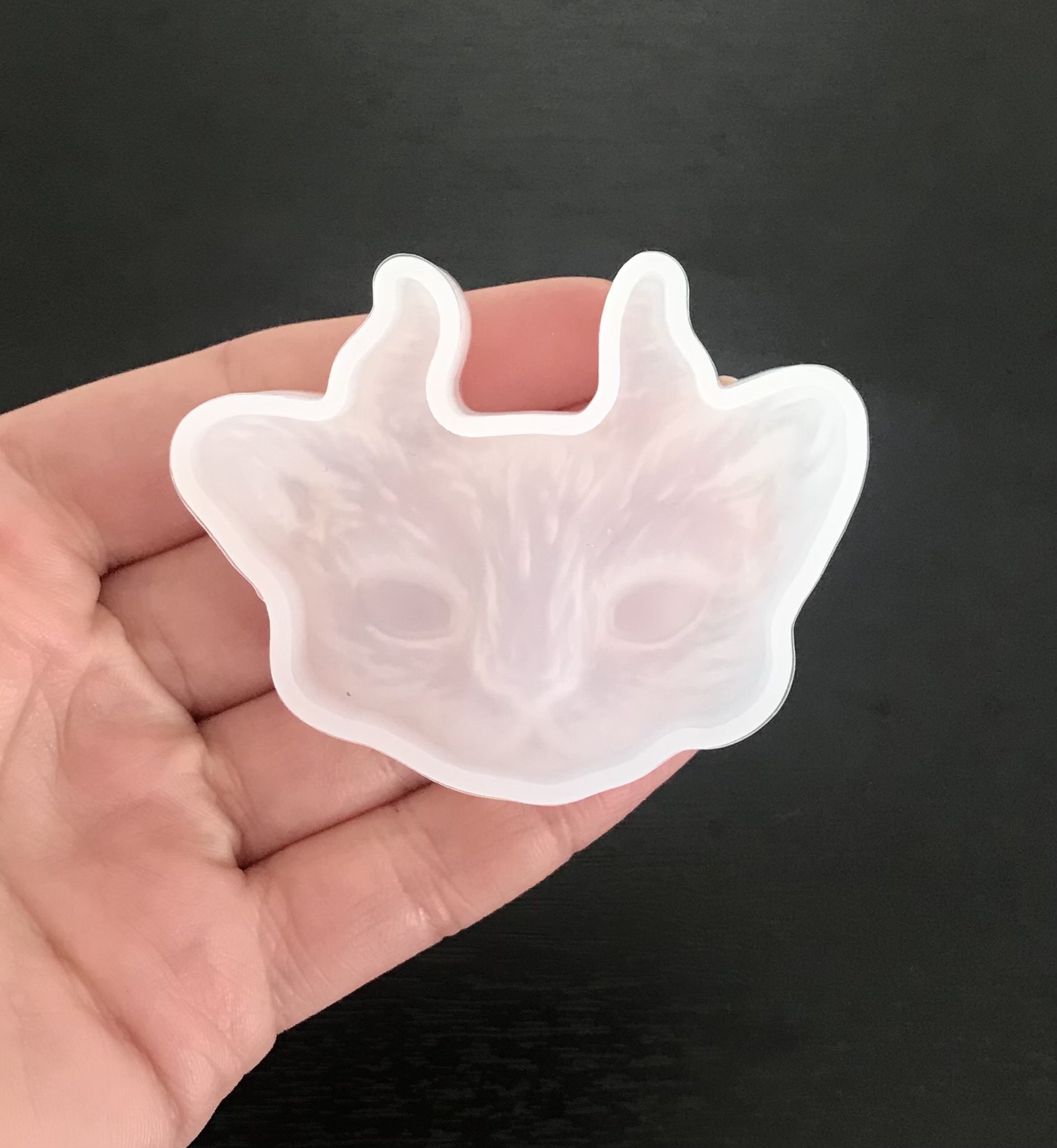 Molde de silicona cabeza gato FAUNO 3D