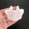 Molde de silicona cabeza gato Fauno 3D, para resina epóxica.