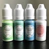 Pigmentos líquidos Sólidos 10 ml, tonos verdes, azul y blanco, para resina epóxica/uv.