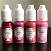 Pigmentos líquidos Sólidos 10 ml, tonos rojos y rosados para resina epóxica/uv.