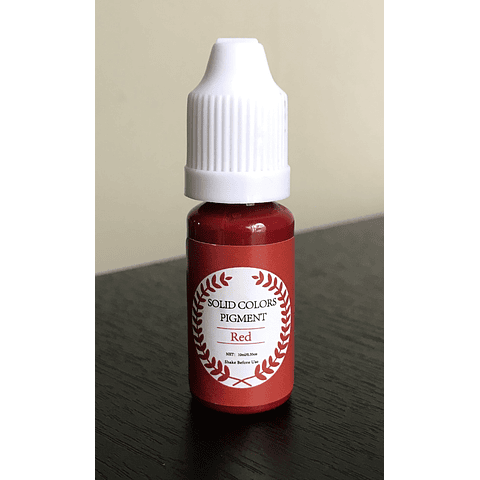 Pigmentos líquidos Sólidos 10 ml, tonos rojos y rosados para resina epóxica/uv.