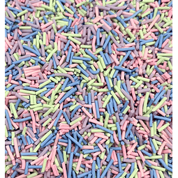 Slices BASTONES colores pasteles, 40g de arcilla polimérica.