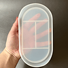 Molde de silicona bandeja ELÍPTICA ovalada con borde, 18 cm