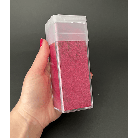 Glitter ultra fino SH30, brillante FUCSIA, 100g frasco. 