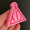 Molde de silicona colgante Reliquias de la muerte, Harry Potter.