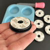 Set molde de silicona 6 círculos + 6 soporte de pop sockets + pipeta 5ml