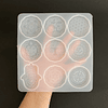 Molde de silicona placas MÍSTICAS, geometría sagrada. 