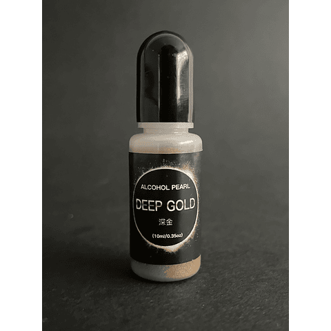 Pigmento al alcohol metalizado DEEP GOLD, 10ml.