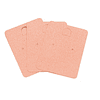 Tags para aros con perforación, color rosado pastel, 50unidades, 5x6.5cm
