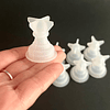 Set 8 moldes pieza "Peón" para juego ajedrez , 3cm de alto.