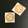 Stickers metalizado 2 unidades CHAKRA CORONA (07)