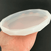 Molde de silicona posavasos circular facetado 12cm
