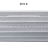 Molde de silicona triple porta incienso ovalado "B" 25cm, diseños.