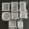 Set de 8 moldes de silicona geométricos "L", profundidad de 2,5 a 3cm