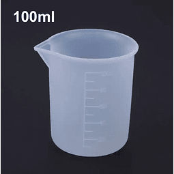 Vaso/taza mezcladora milimetrado de silicona 100ml
