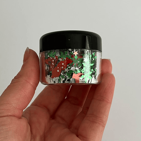 Glitter temático shunky con lentejuelas 20g NAVIDAD (0041)