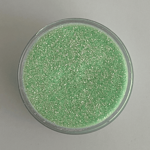 Glitter ultra fino iridiscente 20g VERDE PASTEL (0046)