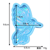 Molde de silicona COLIBRÍ, acabado holográfico 7,8cm