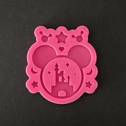 Molde de silicona shaker MICKEY MOUSE castillo con Beads Disney.