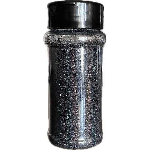 Glitter ultra fino holográfico BLACK, 45g (140)