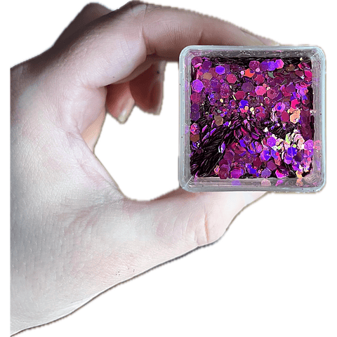 Shunky glitter BERRY INTENSE holográfico, 40g (115)