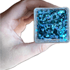 Shunky glitter FLAT BLUE holográfico (124), 40g