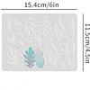 Molde de silicona aros/pendientes HOJAS