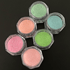 Set glitters ultra finos iridiscentes, seis colores PASTELES. 