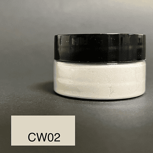 Polvo de mica 10g BLANCO PERLADO (CW02), pigmento en polvo orgánico.