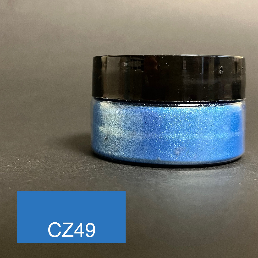 Polvo de mica 10g AZUL ZAFIRO (CZ49), pigmento en polvo orgánico. 1