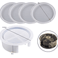 Juego de moldes posavasos CIRCULARES + contenedor, 5 piezas - Miniatura 2