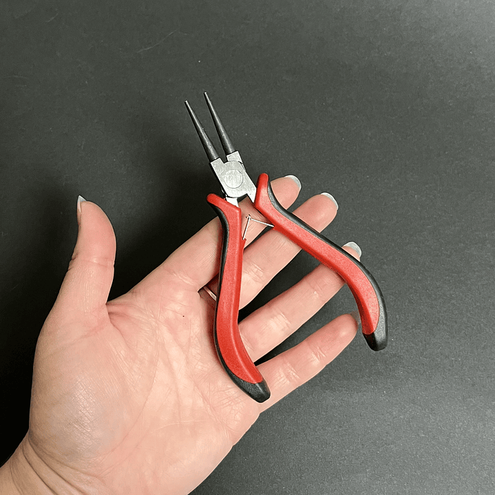 Alicate bisutería mordazas/puntas CÓNICAS, 12cm. 2