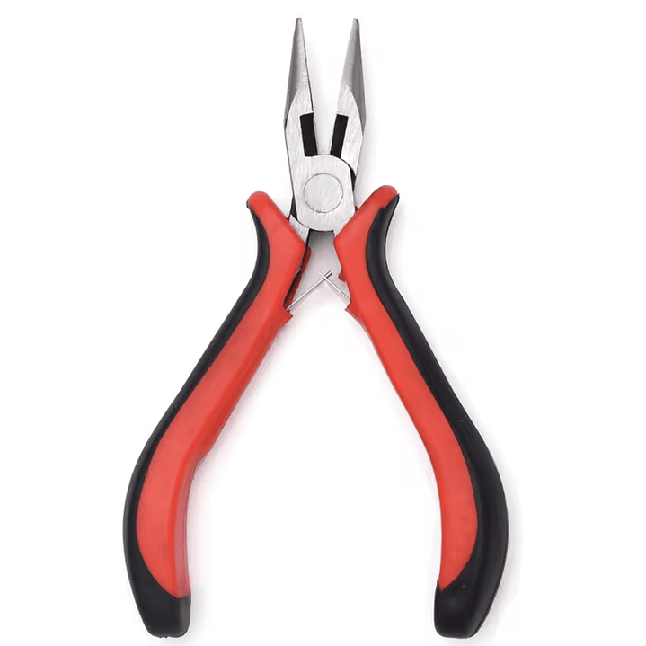 Alicate mordazas/puntas plana LISO para bisutería, cortante, 12cm 1