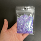 Shunky glitter iridiscente grueso, 15g, MORADO reflejos verde.  - Miniatura 2