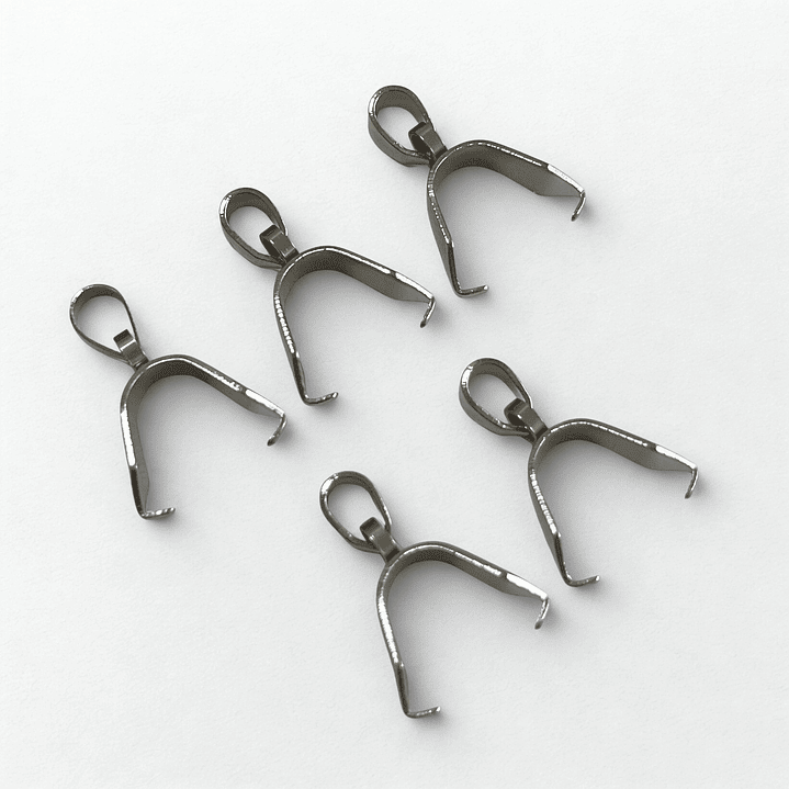 Valier PLATEADO 7x15mm, acero inoxidable, 5uni. Hipoalergénico 1