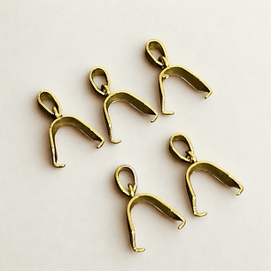 Valier DORADO 7x15mm, acero inoxidable, 5uni. Hipoalergénico