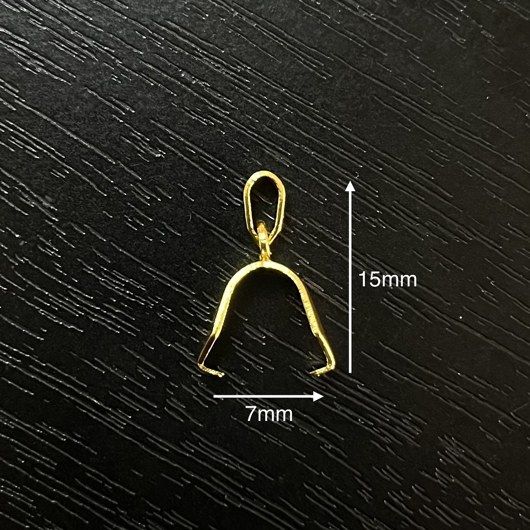 Valier DORADO 7x15mm, acero inoxidable, 5uni. Hipoalergénico 2