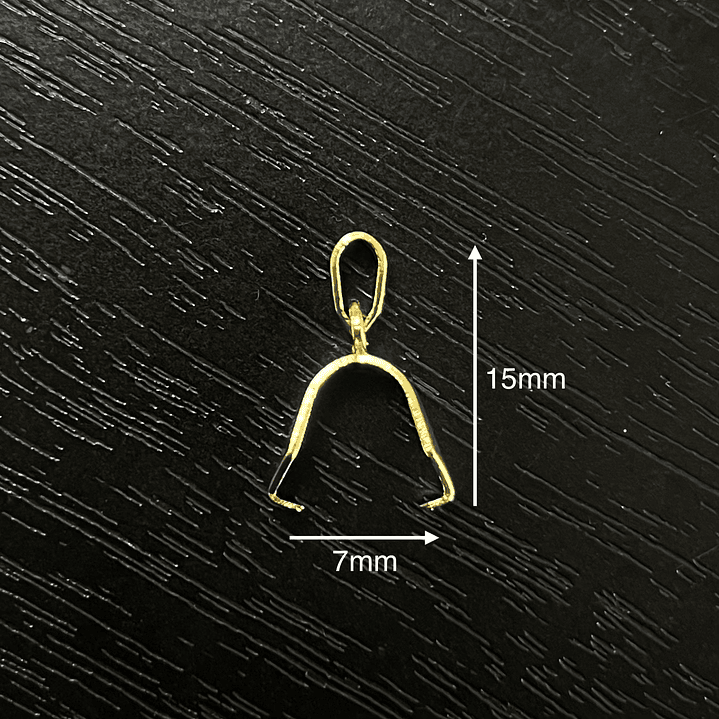 Valier DORADO 7x15mm, acero inoxidable, 5uni. Hipoalergénico 2