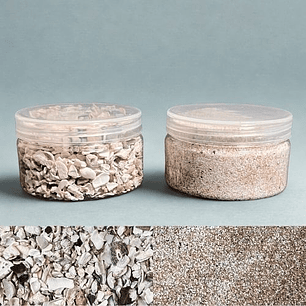 Pack natural ARENA + PIEDRECILLA, 110g y 90g. 