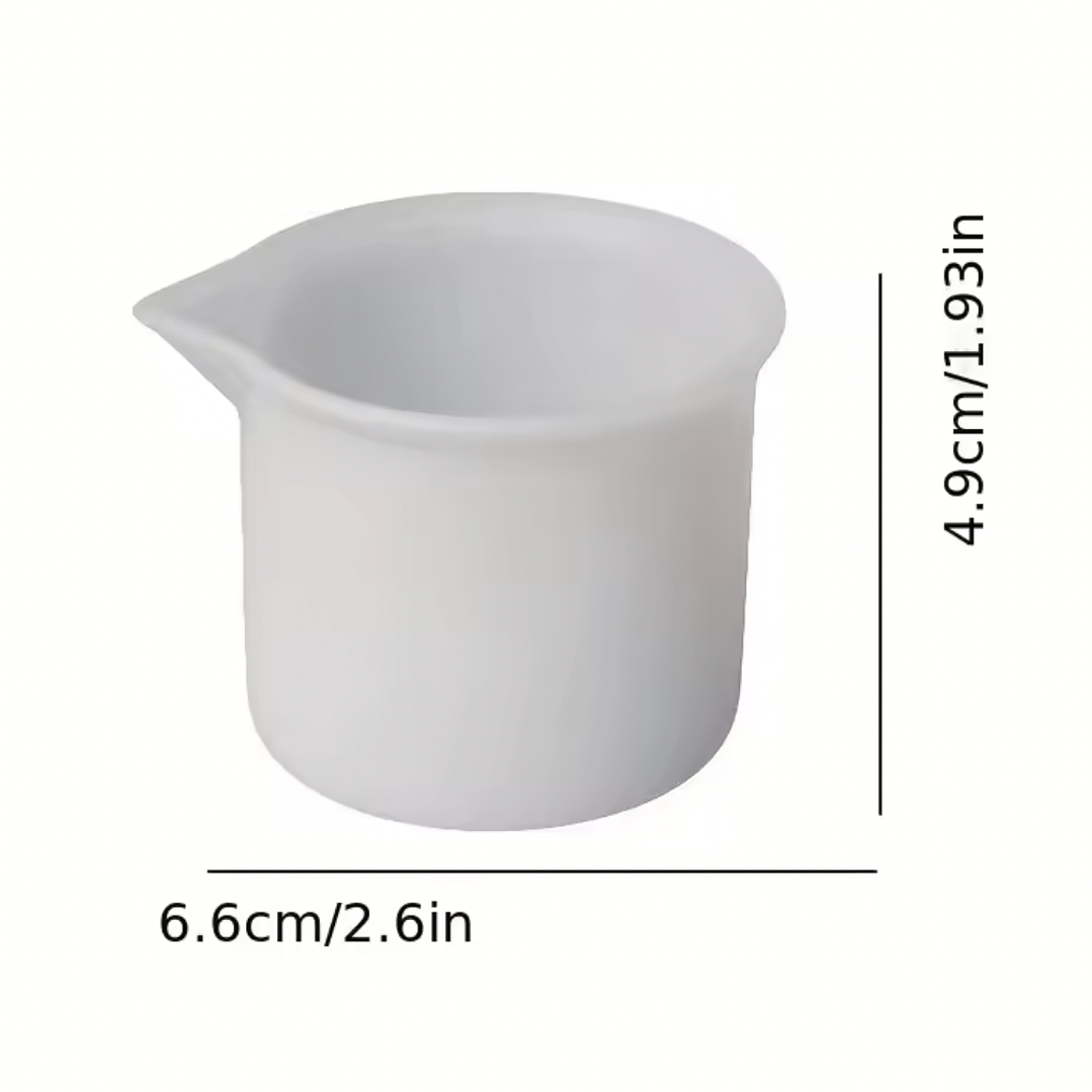 Vaso/taza mezcladora milimetrado de silicona 50ml 2
