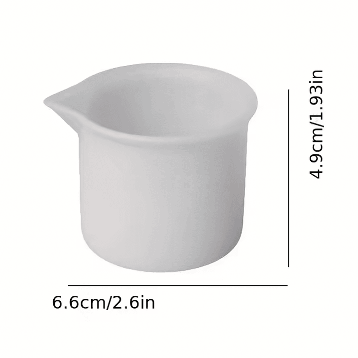 Vaso/taza mezcladora milimetrado de silicona 50ml 2