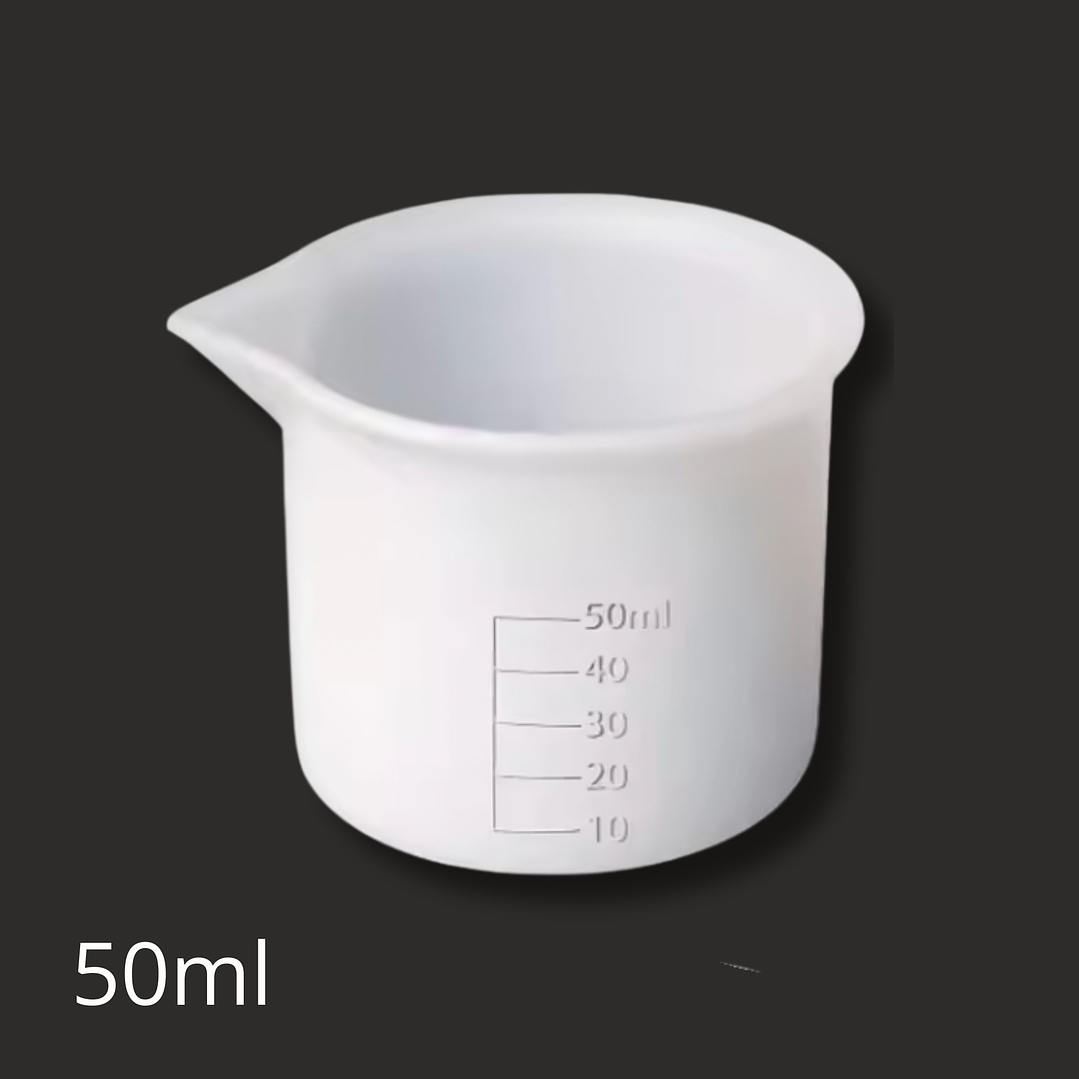 Vaso/taza mezcladora milimetrado de silicona 50ml 1