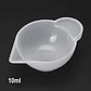 Mini vaso/taza mezcladora de silicona, 10ml, con boquilla. - Miniatura 1