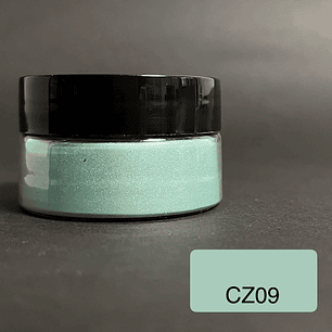 Polvo de mica 10g VERDE PISTACHO (CZ09), pigmento en polvo orgánico.