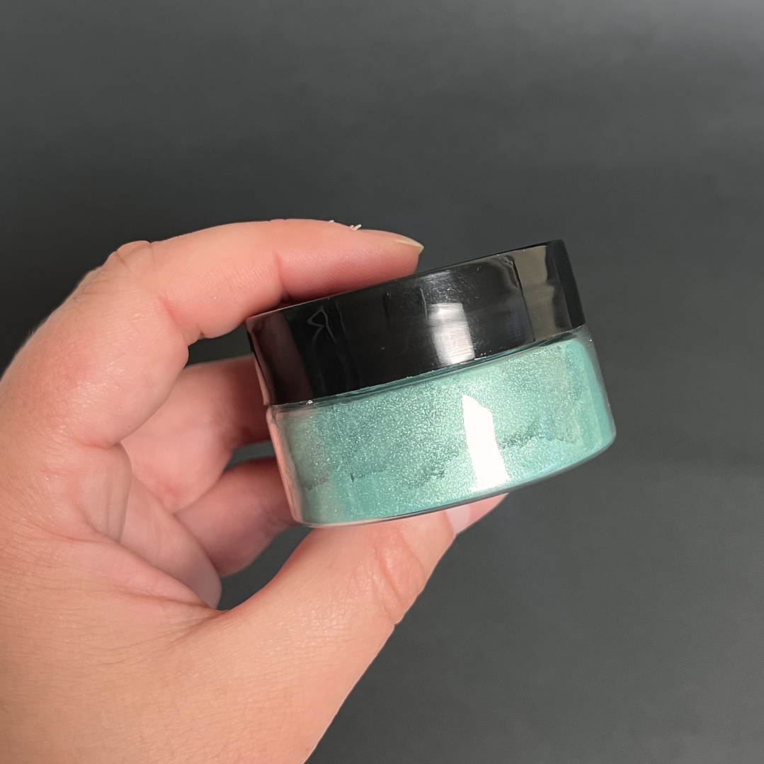 Polvo de mica 10g VERDE PISTACHO (CZ09), pigmento en polvo orgánico. 2