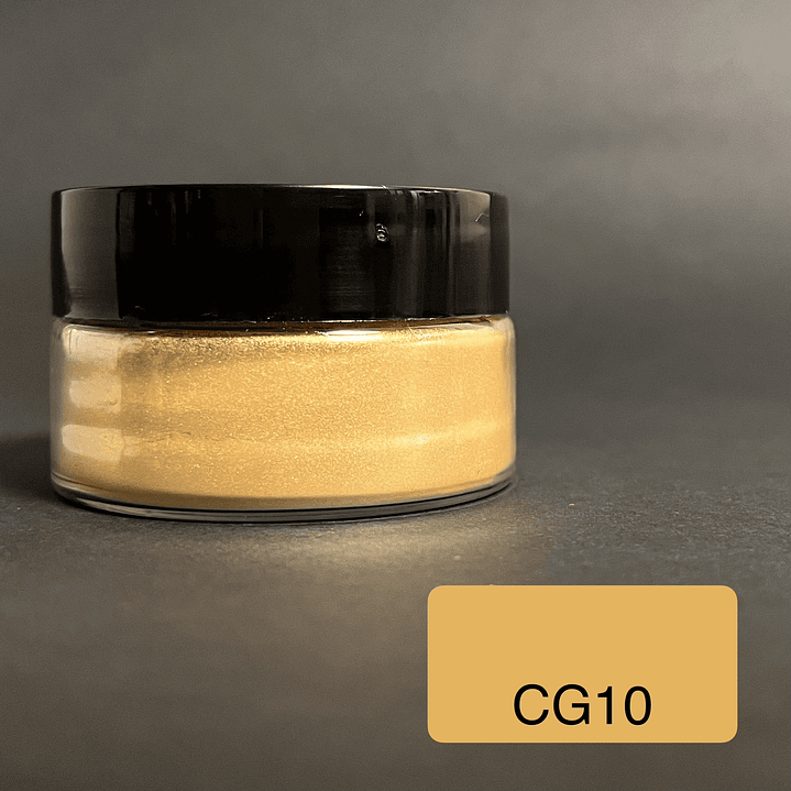 Polvo de mica 10g DORADO (CG10), pigmento en polvo orgánico. 1