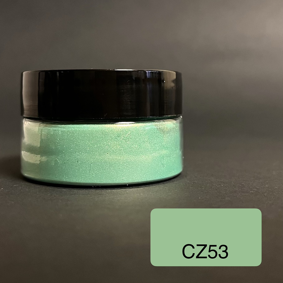 Polvo de mica 10g VERDE MANZANA (CZ53), pigmento en polvo orgánico. 1